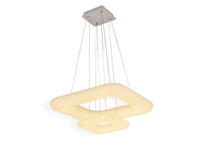 VT-7608 68W Lampa wisząca kwadratowa ściemniana biały 3965 V-TAC