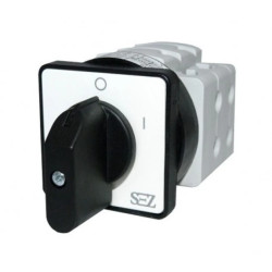 Łącznik krzywkowy 0-1 3-fazowy 32A 500V z dźwignią oraz szyldem (S32 JD 1103 A6) SEZ