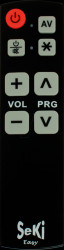 311151 Seki Easy, universal remote control with learning capability, bl