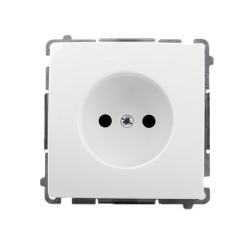 Gniazdo pojedyncze b/u białe BMG1.01/11 Kontakt-Simon Basic