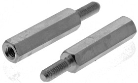 Kołek dystansowy gwint M3 x M3 długość 20mm Mosiądz Męski/żeński Sześciokątny Essentra