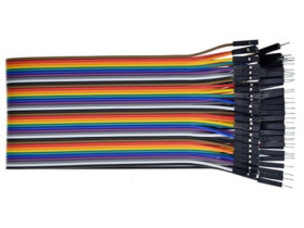 ZESTAW 40SZT KABLI POLACZ M-Z 30CM