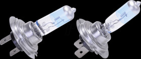 Vehicle headlight bulb, H7, pack of 2, PX26D, blue light