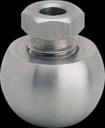 Weld-in adapter, 10 bar/1 MPa, Ø 6 mm, Ø 25 mm for temperature sensors, E30407