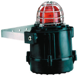 Sygnalizator 24 V DC Stroboskop Czerwony Montaż powierzchniowy Ksenon