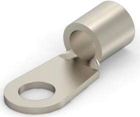 Uninsulated ring cable lug, 10.5-16.8 mm², AWG 6, 6.73 mm, M6, metal, 323170