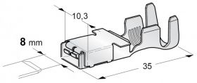 KONEKTOR 11.07660 ZENSKI 8MM