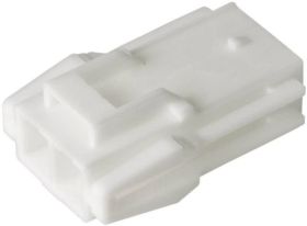 Obudowa złącza pin męskiego na kabel JST VLR-02V, Ilość pinów 2, Wymiary siatki: 6.20 mm, 1 szt.