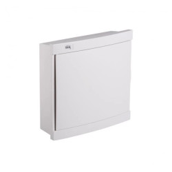 Rozdzielnica modułowa multimedialna w rozmiarze 24P tworzywo podtynkowa IP30 IK07 II kl. drzwi białe KDB-F24PM biały 24184