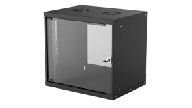 Szafka Wisząca 9U 540X400 Rack 19 Basic Flatpack Czarna 714174