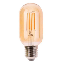 Żarówka LED LUMILED E27 T45 4W zamiennik 40W 470LM 2000K Ciepła 360 Filament Amber Klasa E 3 Lata Gwarancji