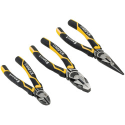 Draper Expert 28038 High Leverage Plier Set, Yellow (3 Piece)
