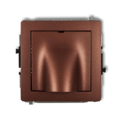 DECO Mechanizm wypustu kablowego brązowy metalik 9DWPK