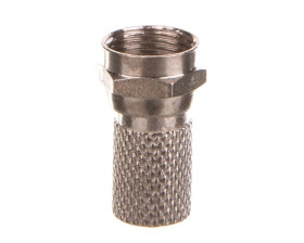 Wtyk 2x F żeński skręcany 091014