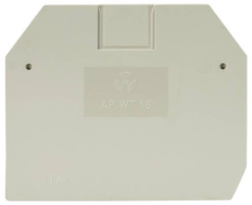 Płyta zamykająca Wieland Electric AP WT 16 GR 07.313.2755.0, 10 szt.