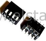 DIPSW-04 czarny PIANO SMD