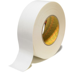 3M 7000111466 Universal High Strength Fabric Tape 389, 50 mm x 50 m, White