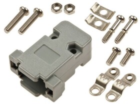 Obudowa wtyku D-SUB 9pin (gęste 15pin) szara