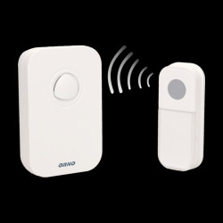 Dzwonek bezprzewodowy FADO DC bateryjny learning system 36 dźwięków 80m OR-DB-KF-134 Orno