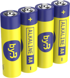 Alkali manganese-battery, 1.5 V, LR6, AA, round cell, BYB-6-30A2000