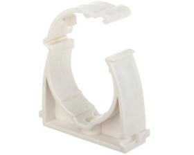 Uchwyt zamknięty do rur gładkich UZ 32 EKO biały UV /5szt./ 68753