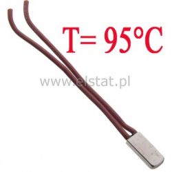 Termostat bimetaliczny metalowy ( NC 6A 95°C 250V)