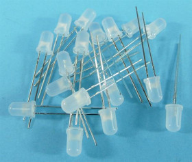 LED 5mm GREEN MATOWA MLECZ.(100SZT)