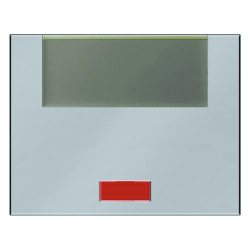 Klawisz z 5 dołączonymi soczewkami i dużum polem opisowym stal szlachetna lakierowana K.5 14967004