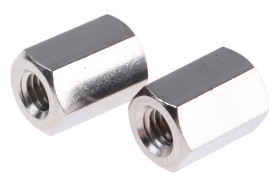 Kołek dystansowy gwint M4 x M4 długość 10mm Mosiądz Żeński/żeński Sześciokątny Essentra