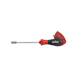 Wiha 32901 3809-0101 Screwdriver With Bit Magazine Magnetic 1/4&#x27;&#x27;