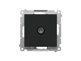 SIMON 55 Gniazdo antenowe TV czarny mat TAK1.01/149 KONTAKT SIMON