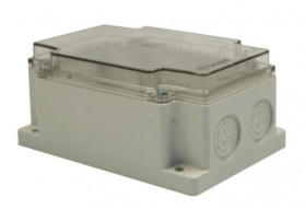 Puszka BS 170x120x70 pokrywa przeźroczysta IP66