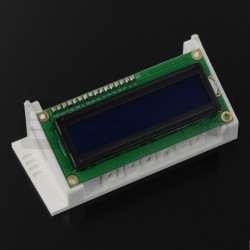 Podstawka na wyświetlacz LCD 2x16 znaków - druk 3D - biała