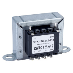 Vigortronix VTX-126-012-218 Chassis Transformer 230V 12VA 18V&#x2B;18V