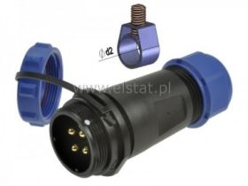 Wtyk SP2111/P4; na kabel; ( 4P 30A); śrubowe