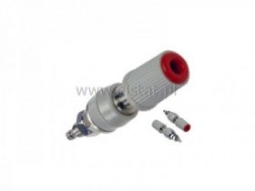 Gniazdo laboratoryjne 45mm czerwone; Amass