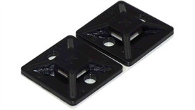 Mocowanie Opaski Kablowej Samoprzylepne, 19.5Mm X 19,5 Mm, Kolor: Czarny,...