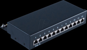 BS75072 Patchpanel, 12-Port, Cat.6, 1 U