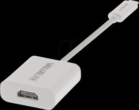 CCGB64650WT02 USB-AdapterCable, male Typ C &gt; HDMI male, 0,2 m, white