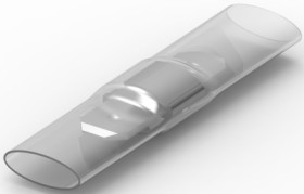 Flat plug distributor, 1 x 2 contacts, L 66.68 mm, insulated, 0.33-6.0 mm², AWG 22 to 10, 1-321235-0