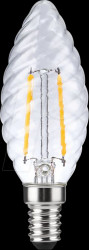 LX023811509 LED bulb E14, 2 W, 120 lm, 2200 K, filament, dimmable