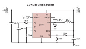 25V, 2.2A, 2.8MHz Step-Down Switching Regulator