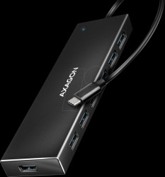 HUE-F7C USB 3.0, 7-port hub, 7xA, USB-C cable