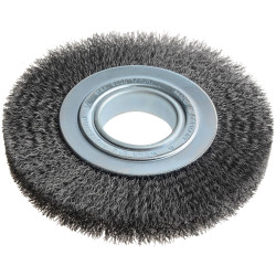 Lessmann 355.162 Wheel Brush D178mm x W23-25 x 50 Bore Set 3 Steel Wire 0.30