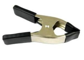 Krokodylek do akumulatora, czerwony, 100mm