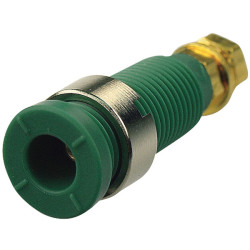 SKS Hirschmann 975 454-701 2mm MSEB 2600 G M3 Au Plated Skt CAT III Red