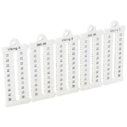 Płytka oznaczników kablowych szerokość 5mm 11-20 pozioma 039506 /1000szt.