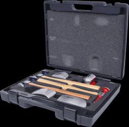 140.2100 Panel beating set, 7 pieces