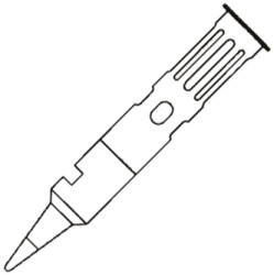 Grot lutowniczy ołówkowy Weller do WP60 Stożkowa 1 mm 60 01