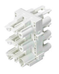 Wzmocnione złącze zasilania 3-pinowe Wieland 20A 250 V Żeńskie Prosty GST18i3 Powierzchnia